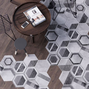 Estoile Geometry Nitco ceramic floor tiles  GLOSSY RAK ceramics tiles distributor dealer in Kottayam Changanacherry Thiruvalla Kozhencherry Chengannur Kerala