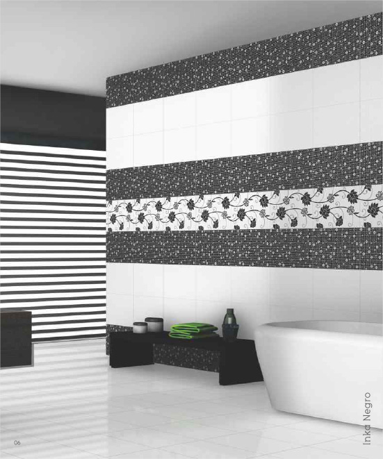 Inka Nero Digital Glossy Somany, Bathroom Floor Tiles Design Kerala