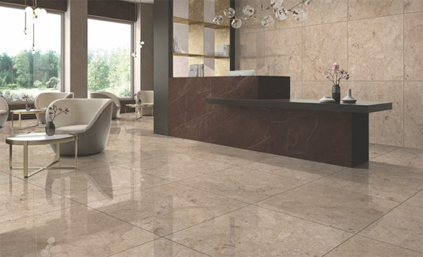 Mistral Beige Somany Duragres Full Polished Somany ceramics tiles distributor dealer in Kottayam, Changanacherry, Thiruvalla, Kumbanadu, and Kerala